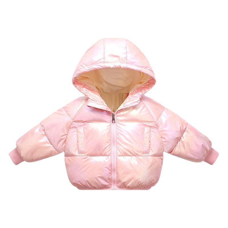 Ropa acolchada de algodón para niñas 2024 Otoño e Invierno ropa acolchada de algodón para niños y niñas bebé engrosado cálido abrigo de estilo coreano