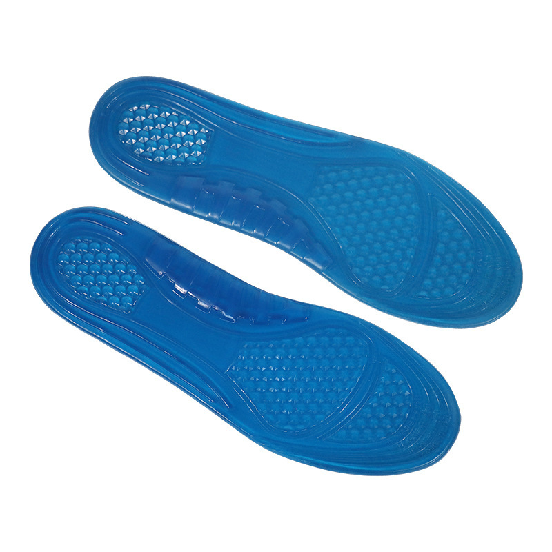 Sports insole sweat-absorbent deodorant correction trim high elastic GEL buffer shock-absorbing insole men's and women's basketball running shoes