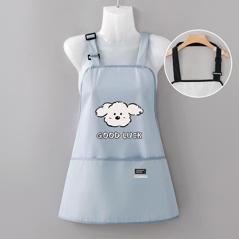 Delantal cocina hogar 2025 nuevo estilo a prueba de aceite e impermeable barista para trabajar ropa de trabajo para mujeres