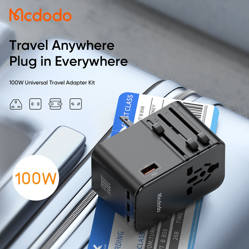 Maiduoduo G5 International Universal Travel Charger 100W Mobile Phone and Laptop Charger EU/UK/AU Plug Adapter