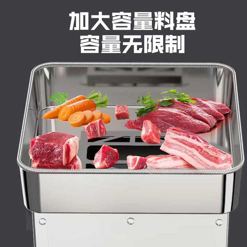 cortador de carne vertical de acero inoxidable eléctrico multifuncional de alta potencia cortador de cortadores de corte cortador de verduras cortador de corte para tienda de carne