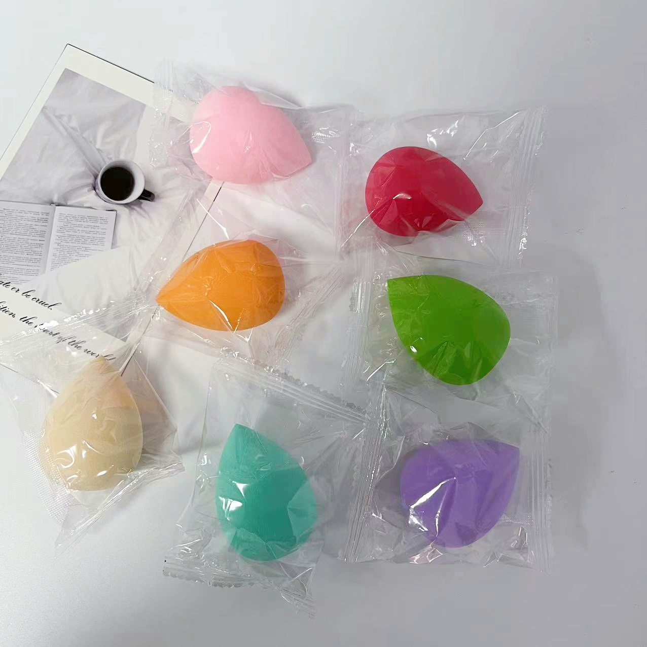 Кремовый спонж Beauty Blender, спонж для праймера разных форм, размеры 6×4×4 см, 8 г