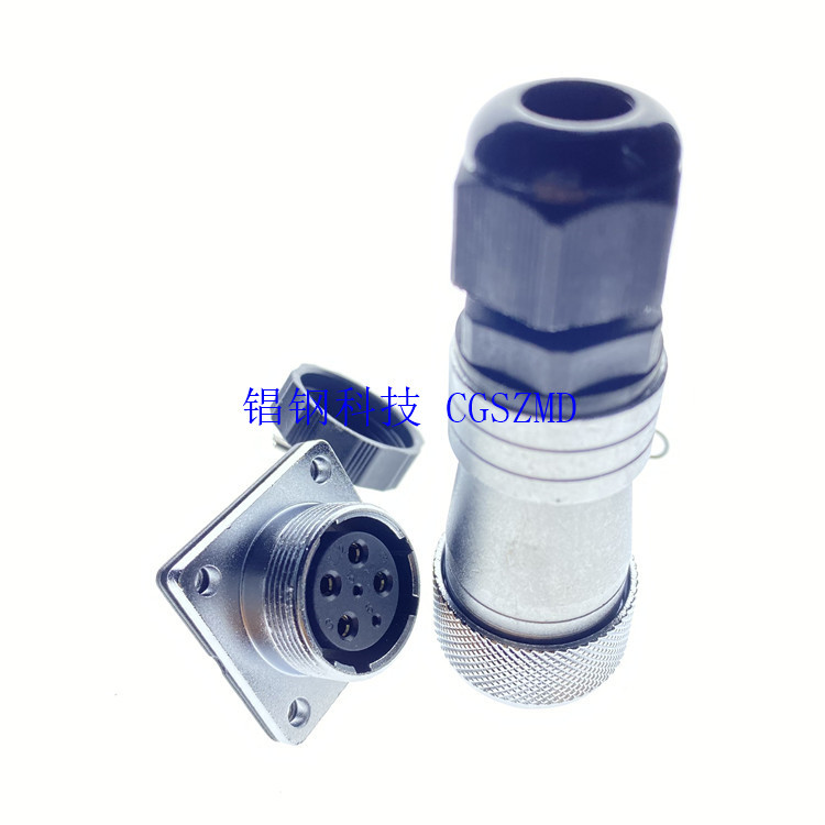 IP67 ���� WS WY WF20/24-6TI/Z ���ղ�ͷ 6 о PG ����β��