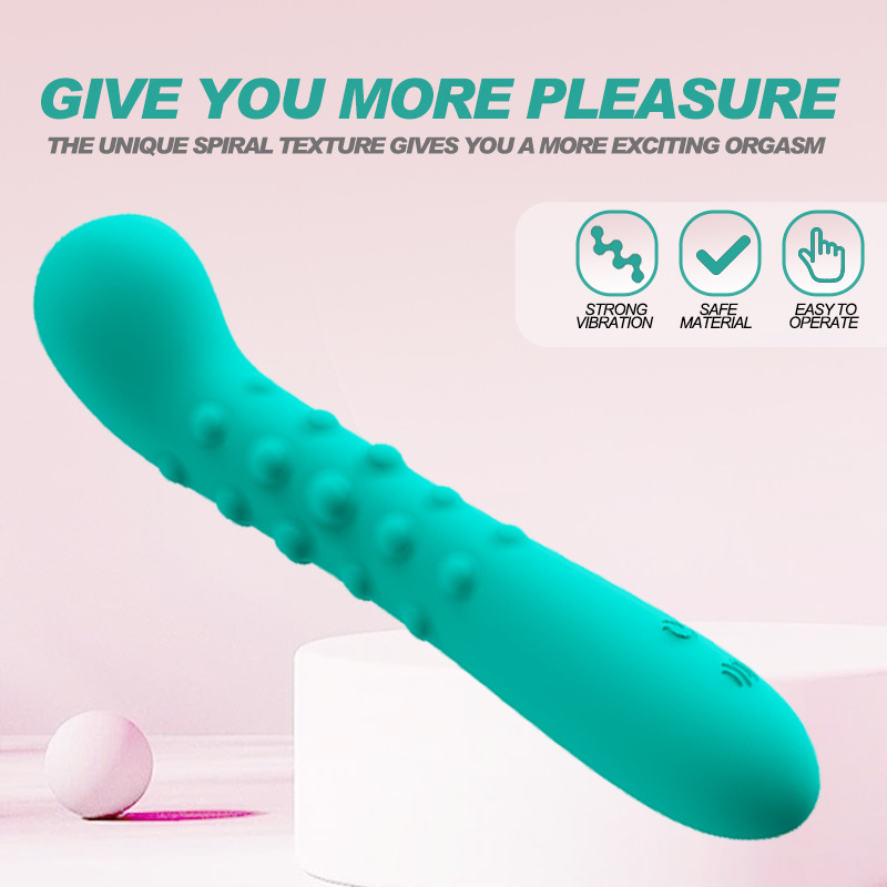Liquid Silicone Vibrator with 7 Vibration Modes, USB Magnetic Charging, Body-Controlled — detail image 4