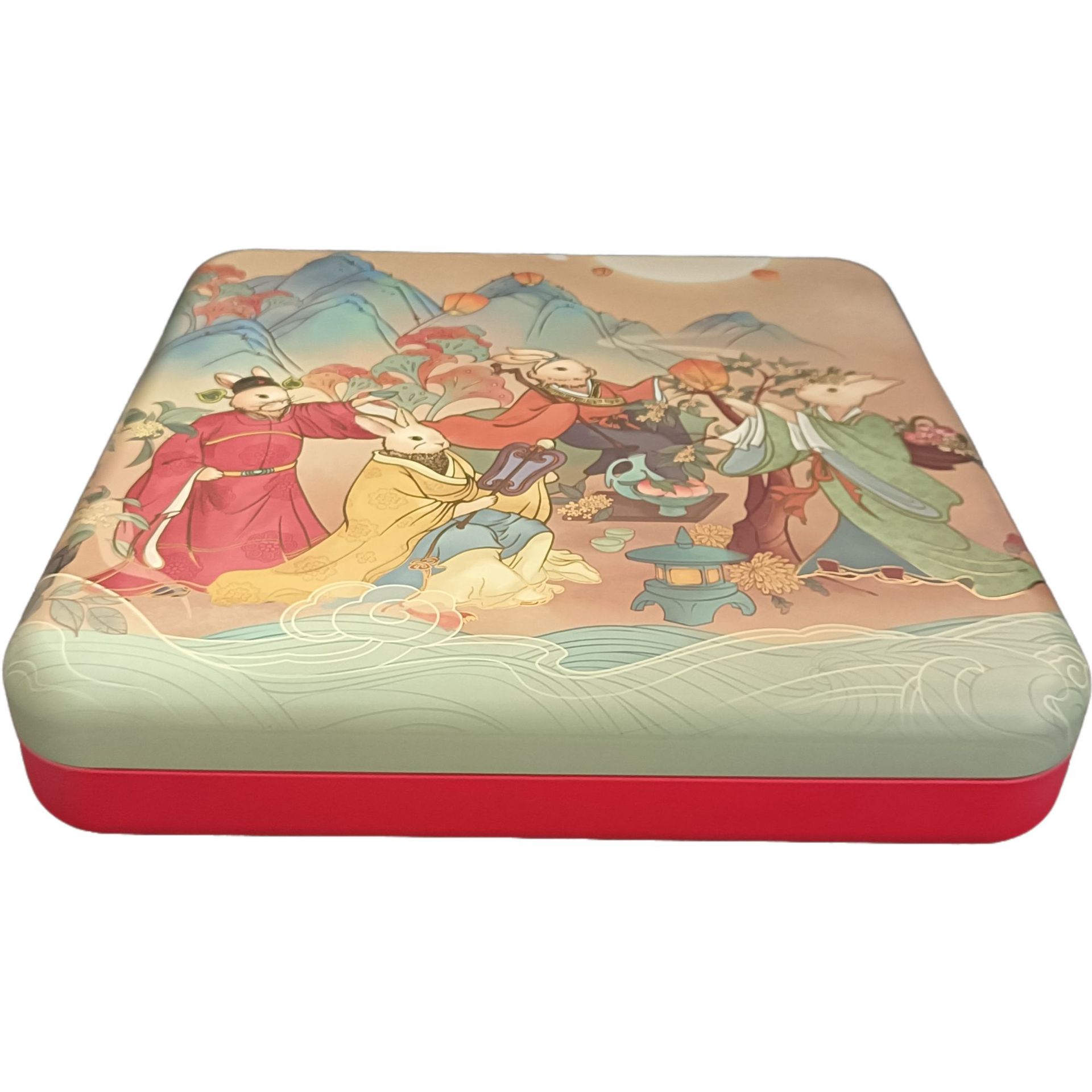 高端月饼礼品盒两片正方型