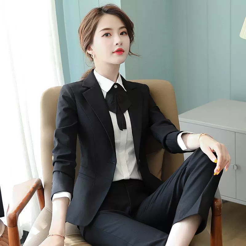 Classic suit jacket, spring set, long-sleeve, overall, trend of season