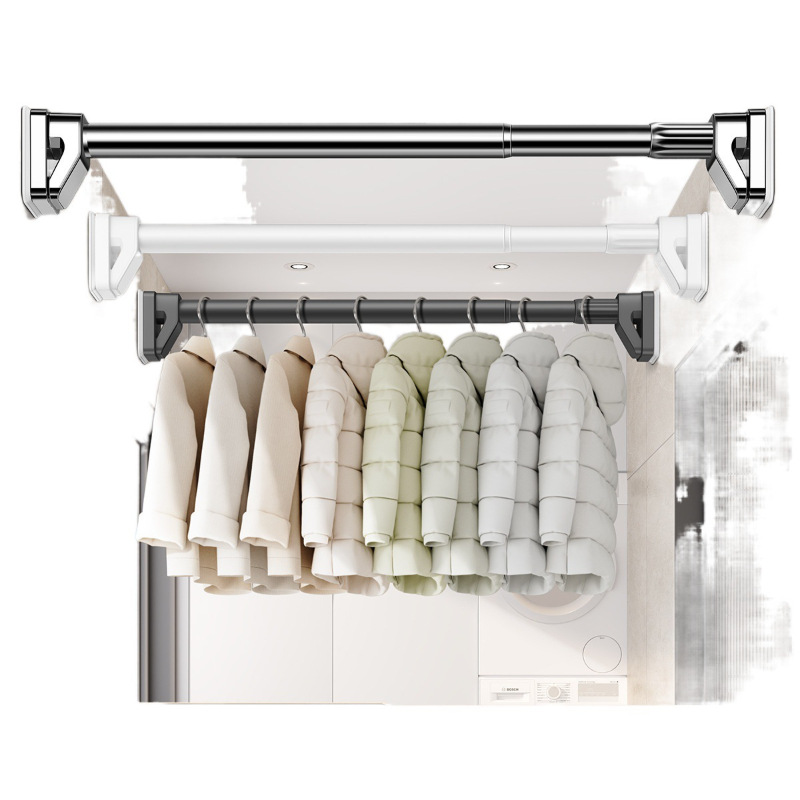 Dansing cool drying rack balcony home side loaded telescopic…