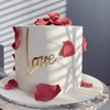 Copyright Tanabata Valentine's Day Acrylic Cake Responses LOVE Cake Decoration Valentine's Day Cake Side Side