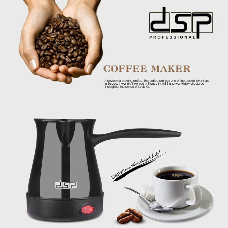 Dsp Electric Plastic Milk Pot Coffee Pot Traditional Middle Eastern Electric Turkish Coffee Maker Cross-Border Shipping