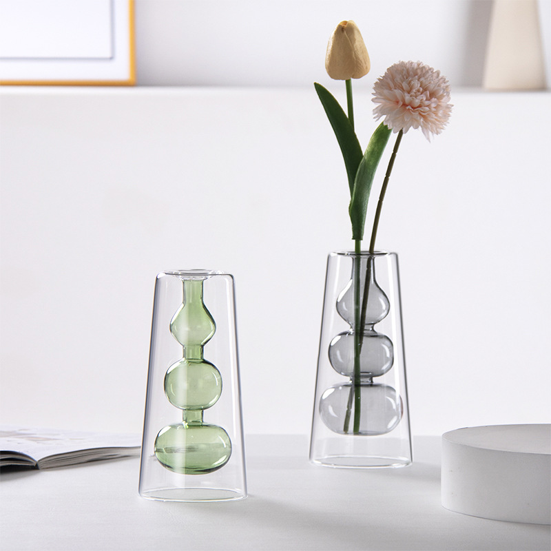 Ins de alta apariencia arte florero decoración creativa sala de estar arreglo de flores hogar pasillo modelo habitación decoración suave