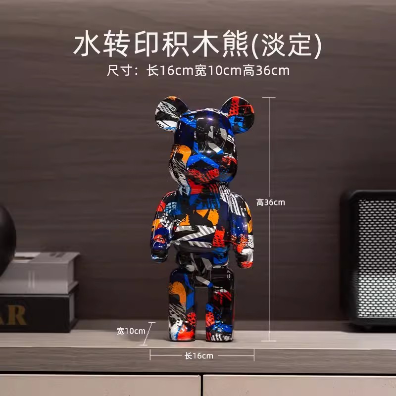 Decoraciones vitrinas de lujo, osos violentos de alta gama, muebles para el hogar, porche, gabinetes de TV, adornos de escritorio, vitrinas de lujo ligeras, decoración de vitrinas