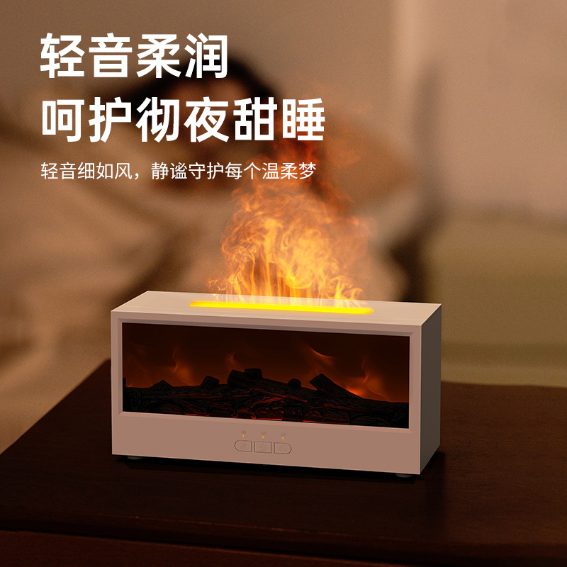 新しいデスクトップカラフルなシミュレーション炎アロマホームホテルusb空気加湿器アロマクロスボーダー|undefined