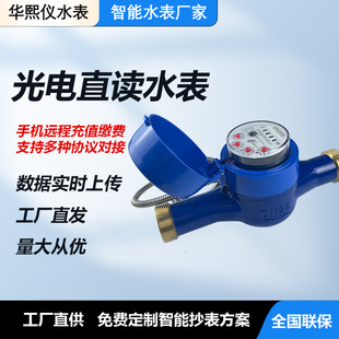 Rental Housing Building Intelligent Water Meter Direct Reading Remote Transmission Water Meter Wired Remote Photoelectric Water Meter Remote Meter Reading Management