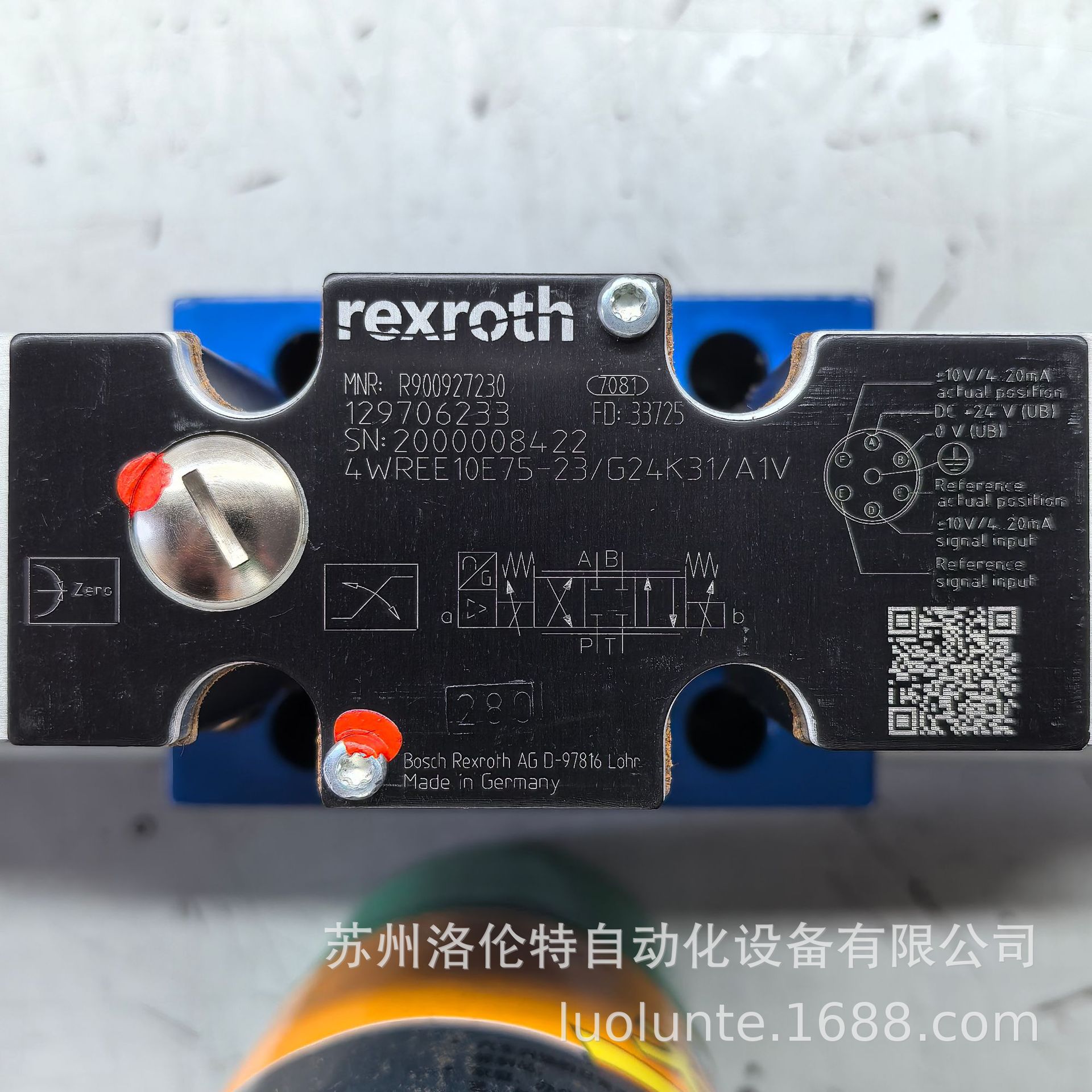 R900927230  4WREE10E75-2X/G24K31/A1V Rexroth / 比例阀