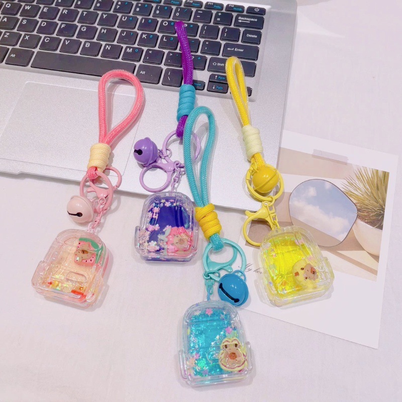 カピバラオイル流砂ボトルアクリルキーホルダーペンダント小さなギフト屋台小物キーホルダー卸売|undefined