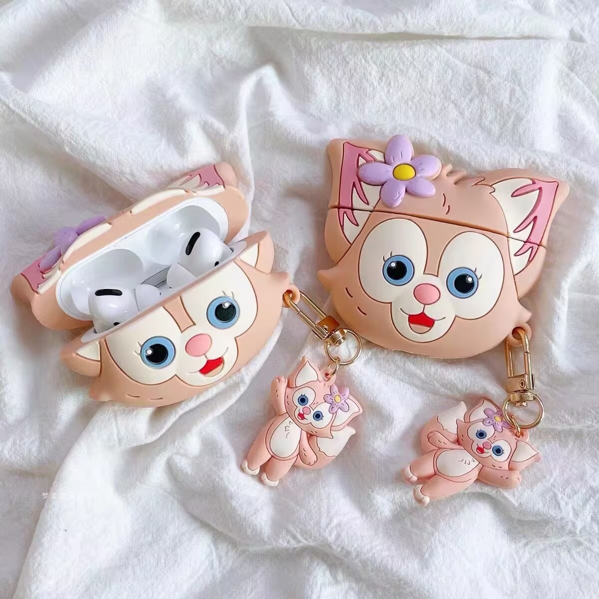 Aplicación transfronteriza airpods3 generación inalámbrico Bluetooth auricular funda protectora silicona dibujos animados pro2 generación airpods4