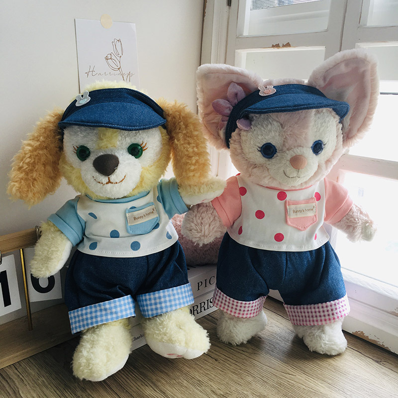 In-Stock Size S Belle Lulu Doll Clothes Casual Polka Dot T-Shirt Denim Shorts Three-Piece Set Clothing Replacement Outfit