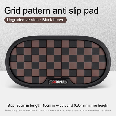 Resistant, Fixed on the Center – Anti-slip mat - unlabeled-black-brown-zjq64-oval-basin-shaped-anti-slip-mat