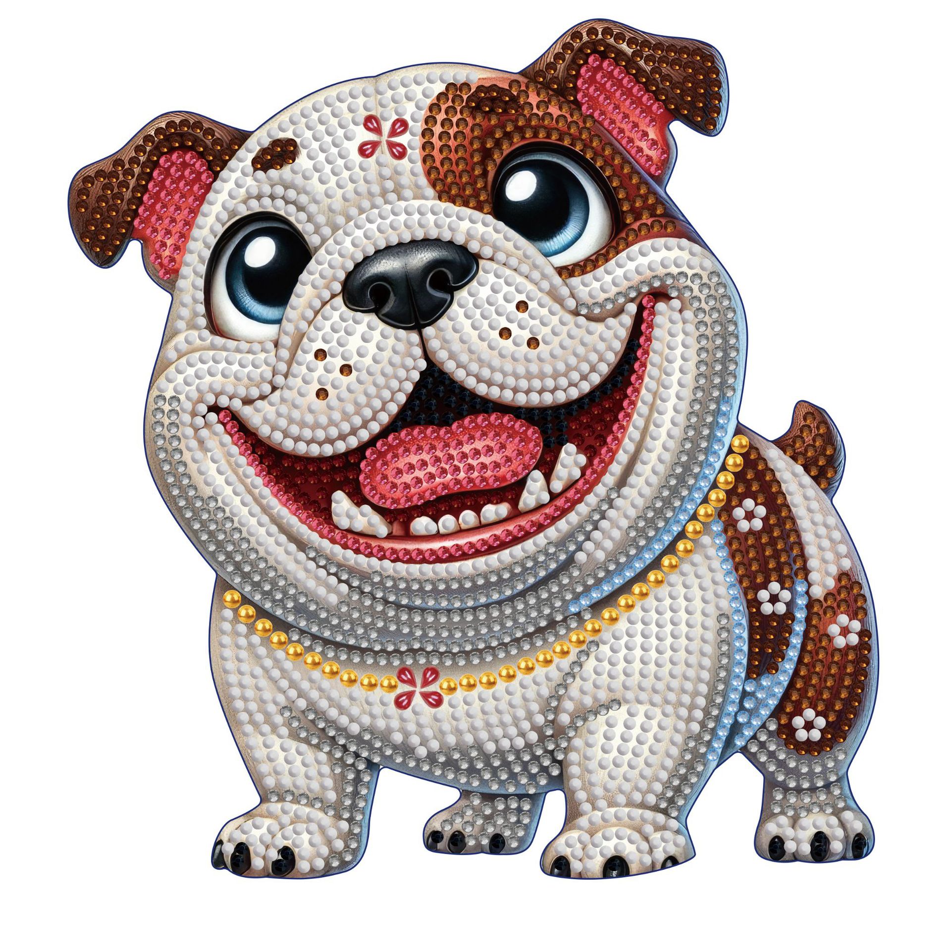 Diamante de bricolaje hecho a mano transfronterizo dibujo punto diamante 5D placa de yeso tridimensional adorno de juguete dinosaurio dibujos animados pintura infantil