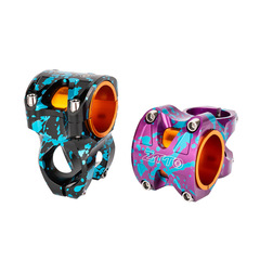 ZTTO 山地自行車超輕短把立31.8*35mm立管 鏤空鋁合金自行車把立