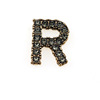 Retro metal hair accessory with letters, English letters