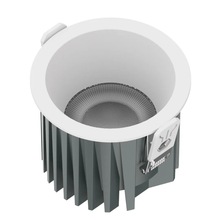 IP44防眩筒灯外壳 6寸工程筒灯套件50w 5寸深防眩射灯套件40W