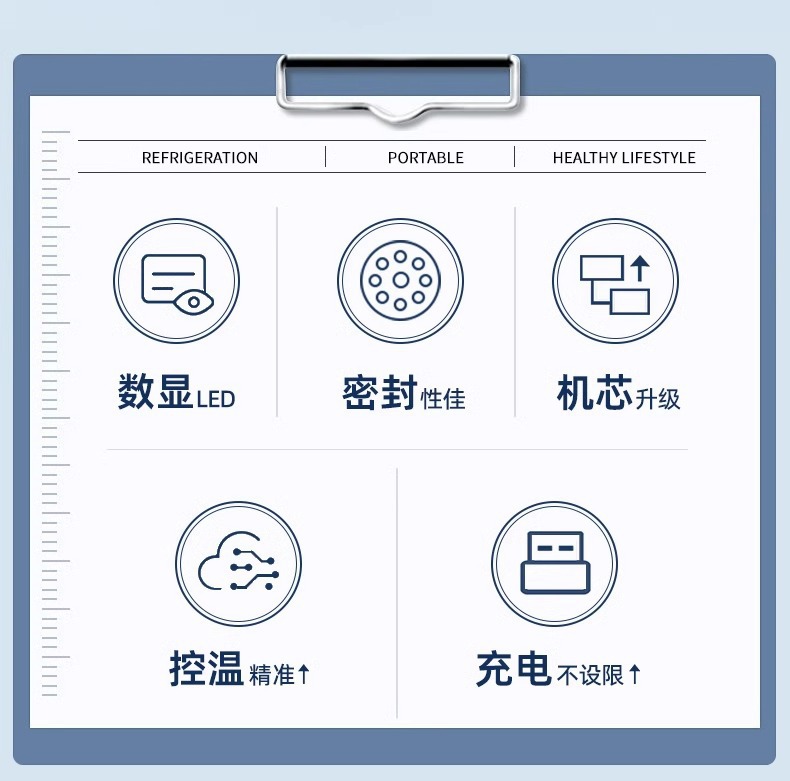 Car Refrigeration Cup Small Refrigerator Insulin Ghrelin Portable Low Temperature Storage Cold Cup Emergency Carrying Refrigeration