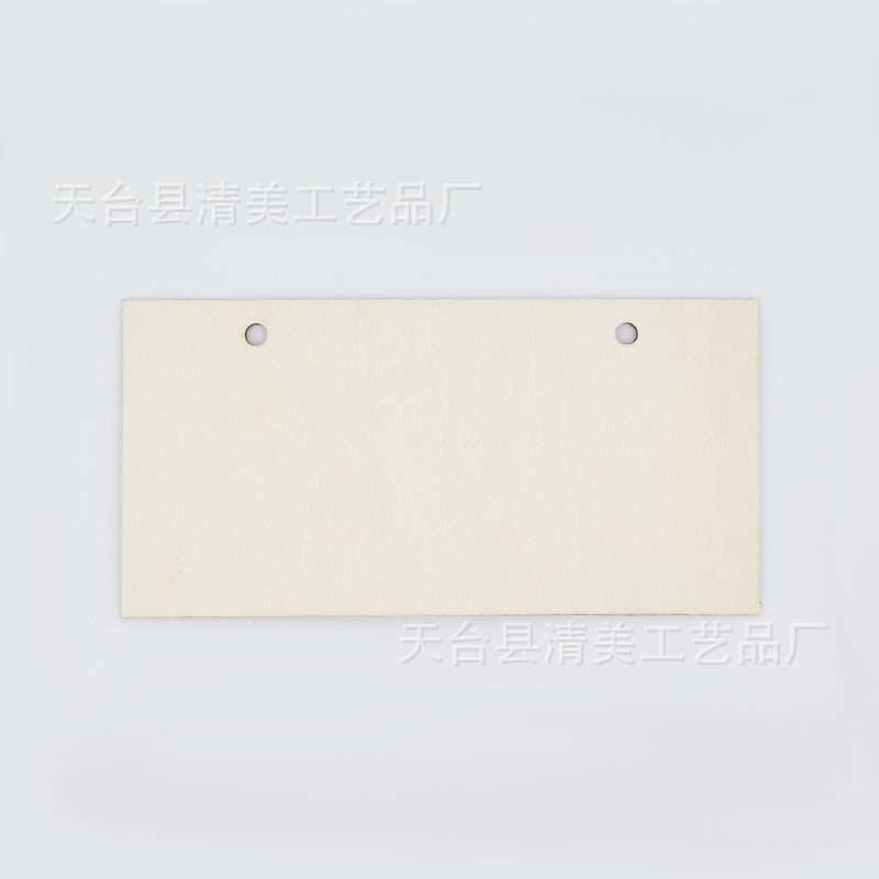 20*10cm rectángulo en ángulo recto decorativo rectángulo en ángulo recto placa de madera 6 juegos con cuerda de cáñamo de 5 m