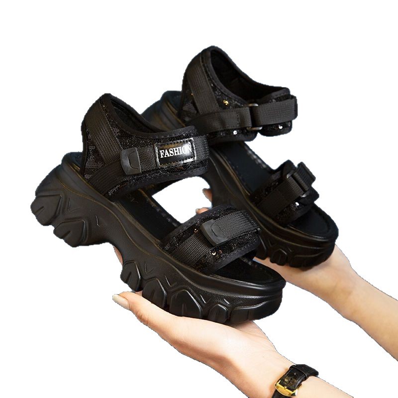 Oren Picocarpintero padre sandalias para mujeres 2026 verano nuevo muffin suela suave zapatos deportivos de playa