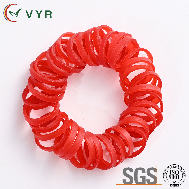 廠家直供越南越意VYR08*3紅色橡皮筋橡皮圈橡膠圈牛皮筋捆綁蔬菜