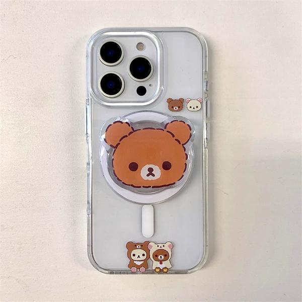 Clam-magnetic coffee bear+stand