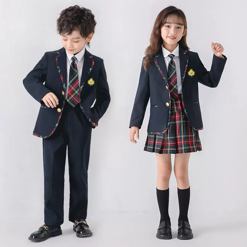 幼儿园园服班服春秋装套装儿童冬季小学生校服秋冬款儿童礼服西装
