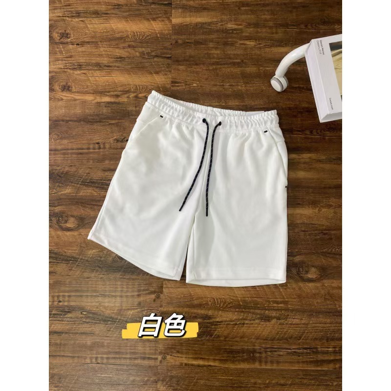 Pantalones cortos 503 para hombre con cremallera trasera multicolor con cordón deportivo casual de verano 2024