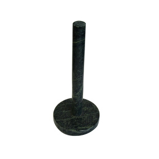 Black Marble Paper Towel Holder for Countertop Kitchen Pantry Decor