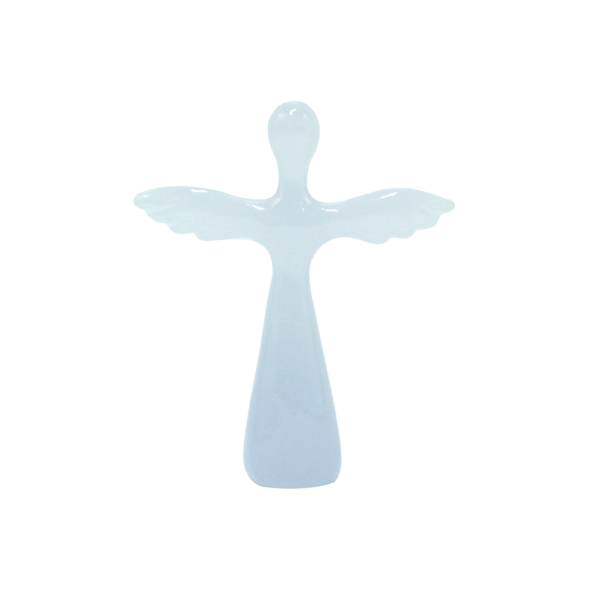  New Handheld Transparent Angel Cross Encouragement Resin Cross Pocket Small Cross Christmas Gift