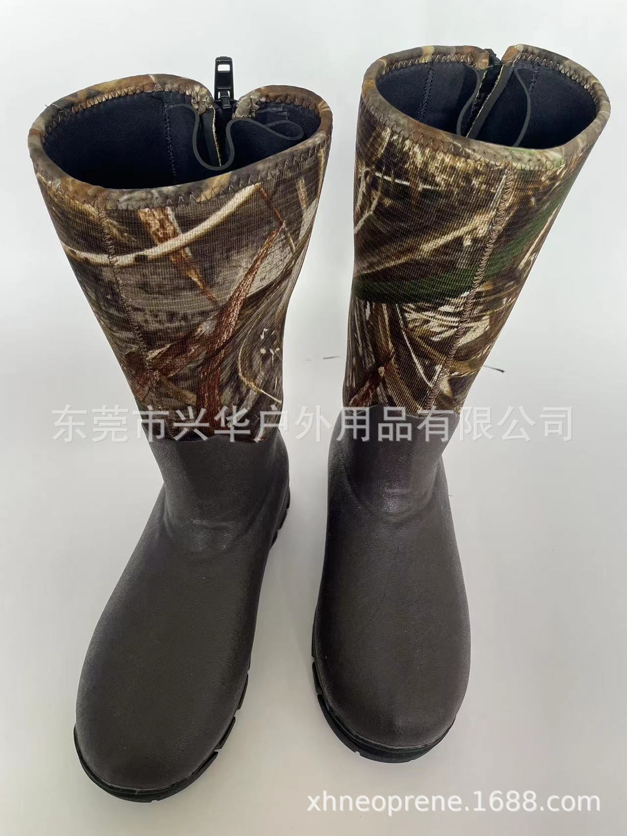 Factory Direct Sales Vulcanized Shoes, Vulcanized Shoes, Wear-Resistant River-Tracing Shoes, Diving Shoes, Vulcanized Shoes, Felt Soles, High-Top Camouflage Rubber