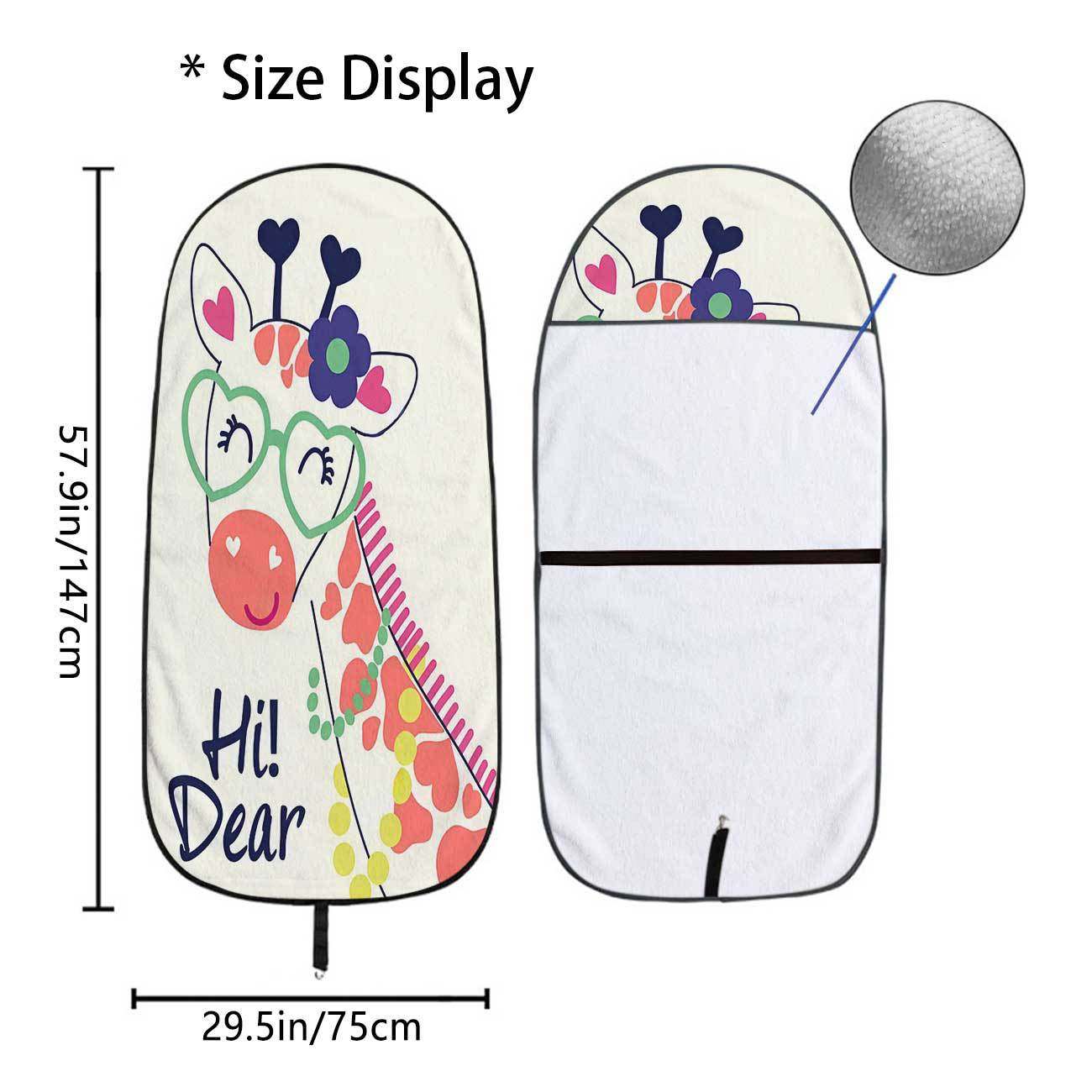 Car seat towel cover front seat protector suitable for gym and exercise, universal for all seasons, car use 44