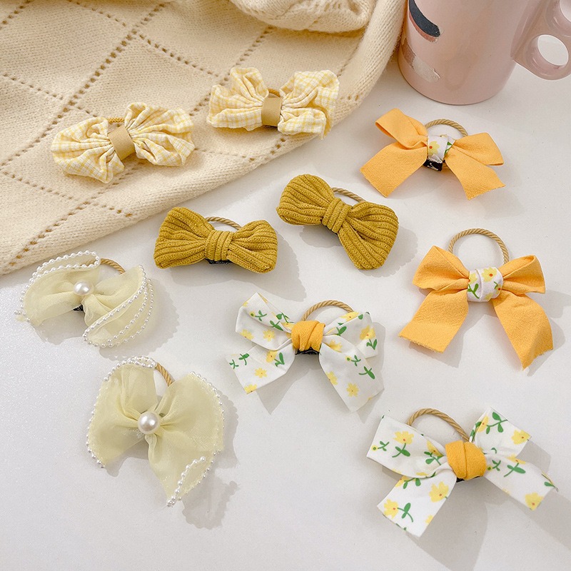 Ligas de cabello elásticas para niñas, colores de caramelo, suaves y resistentes, accesorios infantiles