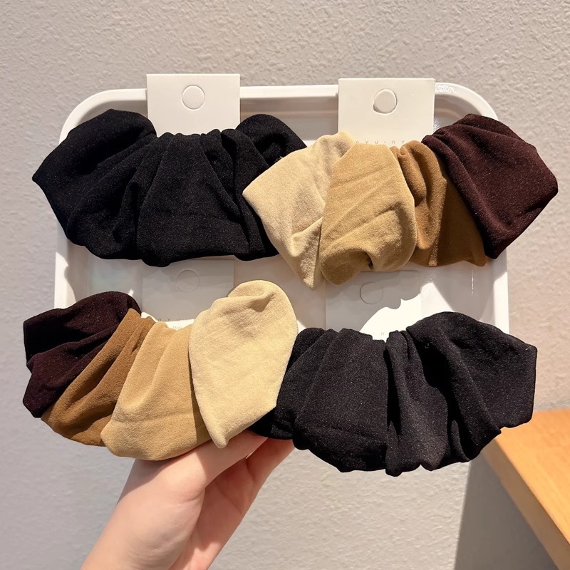 Dopamina máscara de color para niños anillo de cabello cuerda de cabeza chica cola de caballo cuerda de cabeza elástica no adornos de cabello al por mayor