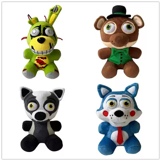 Cross border New Fnaf Series Midnight Bear Plush Toy Wire Rabbit Game Peripheral Mutated Doll