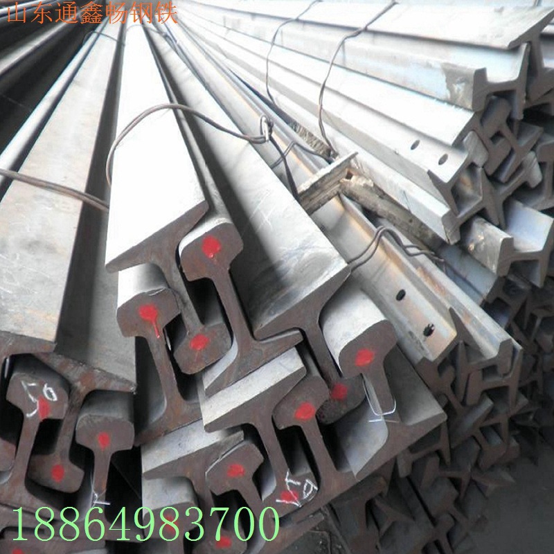 热轧钢轨现货供应 30kg轻轨 55Q24公斤钢轨厂家 22公斤钢轨