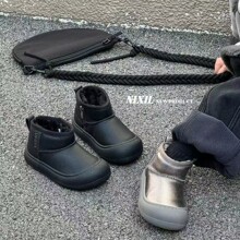 批发一件代发2025冬季新款男童休闲低筒短靴中大学生保暖雪地靴