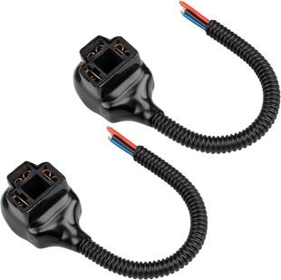 Red Wolf H4 9003 Hb2 Harness Adapter Female Socket Suitable for 4X6 7X6 5X 7inch (