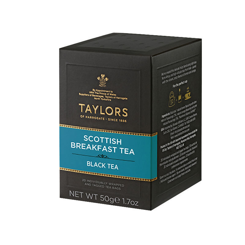 Taylors Tea Scottish Breakfast Black Tea 20 Tea Bags Individually Packaged Flavored Afternoon Tea Bags Taylors Tea Scottish Breakfast Black Tea 20 Tea Bags Individually Packaged Flavored Afternoon Tea Bags