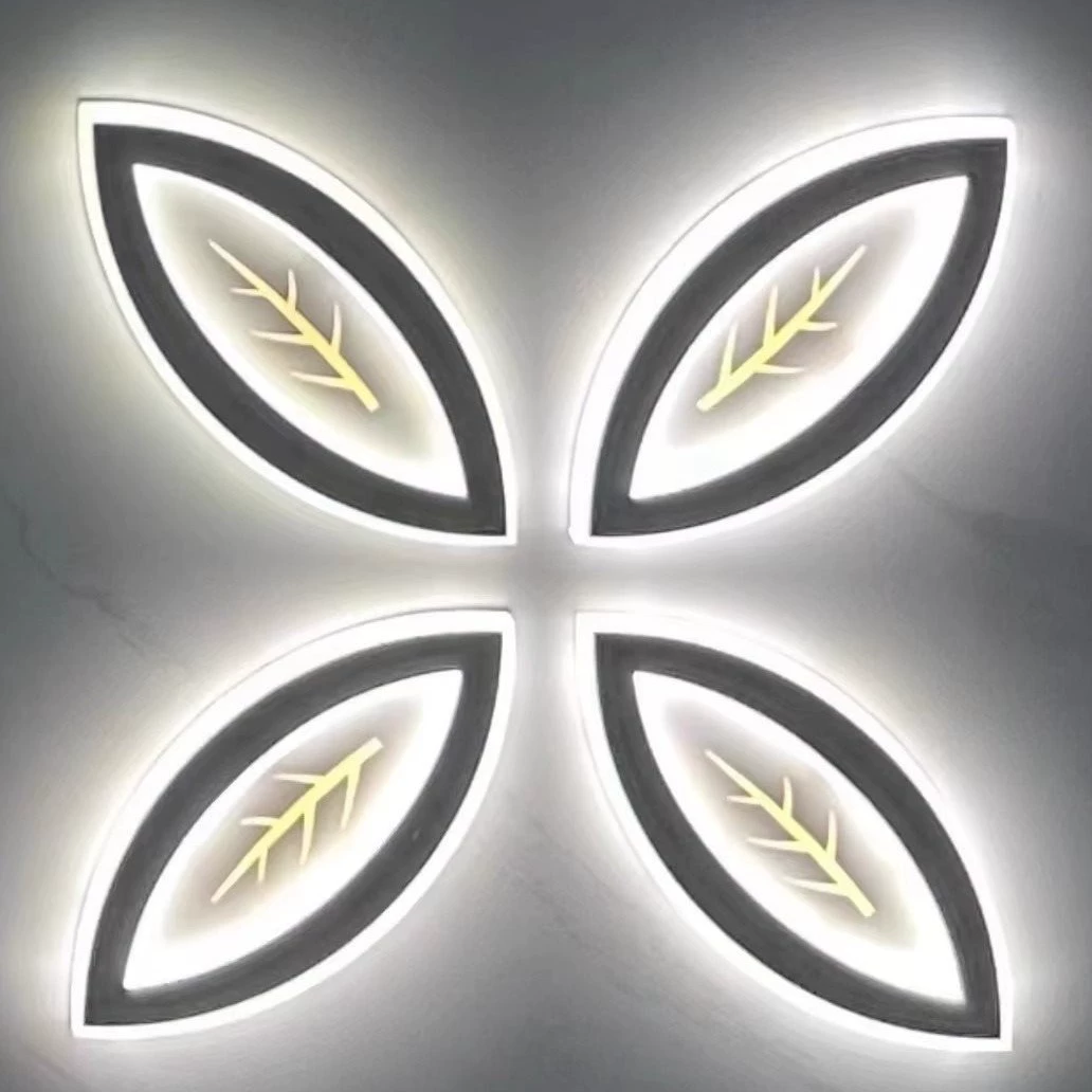 Светильник потолочный LED, большой панельный, сотовый, интегрированный, ромбовидный, новый дизайн «лист», алюминиевый, с пружинной застежкой, открытый, врезной