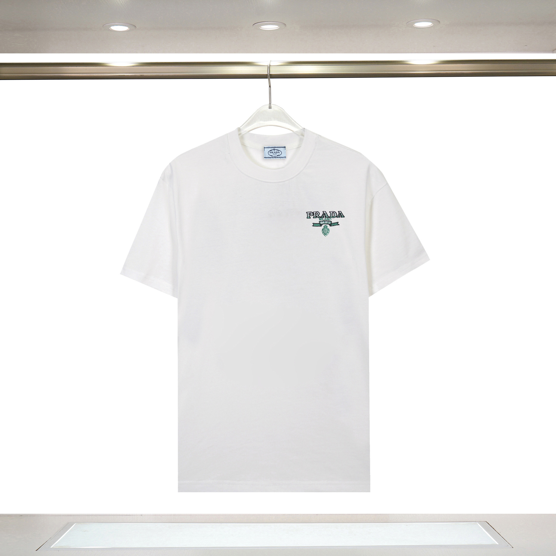 Moda transfronteriza Pujia pareja de manga corta tendencia de verano personalidad creativa color PRA letras impresas camiseta femenina