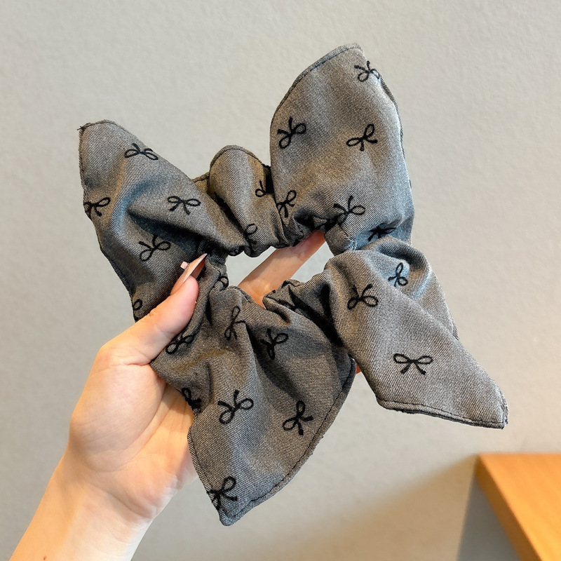 Coreano relajado viento intestino anillo de cabello feminino ligero de lujo nuevo cabello de alta calidad de alta elasticidad correa de goma duradera