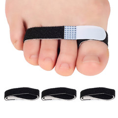 Thumb overlapped big toe wearing bandage toe stretcher elastic toe finger small bandage