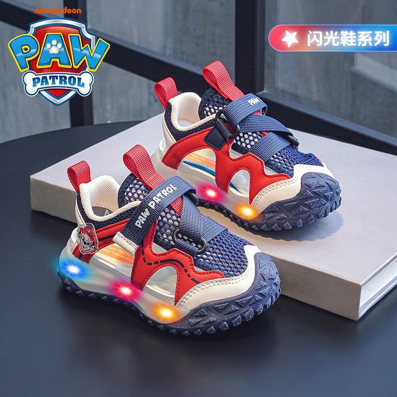 Paw Patrol Children's Shoes, New Summer Model, New Chinese Style Closed-Toe Sports Sandals for Boys and Girls, Non-Slip, Dirt-Resistant, Shiny, Wholesale Paw Patrol Children's Shoes, New Summer Model, New Chinese Style Closed-Toe Sports Sandals for Boys and Girls, Non-Slip, Dirt-Resistant, Shiny, Wholesale