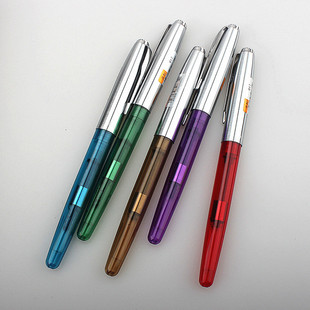 Literature and Art Students Transparent Color Extra Fine Dark Tip Financial Pen Pen Ink Pen Male and Female Office Writing Pen